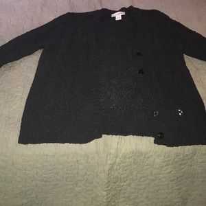 Black cardigan